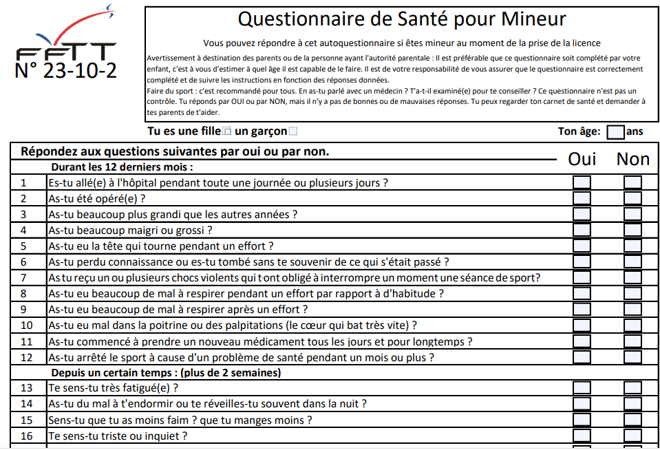Questionnaire-medical-mineur